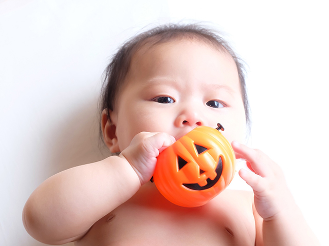 赤ちゃんとのハロウィンパーティー