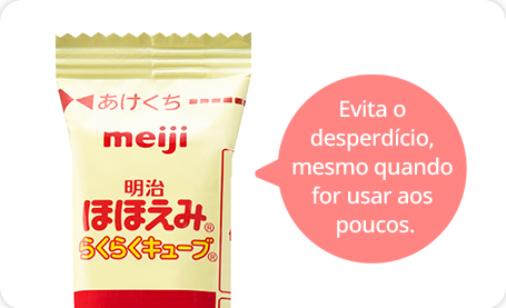 Evita o desperdício, mesmo quando for usar aos poucos.