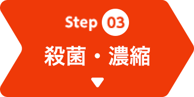 殺菌・濃縮