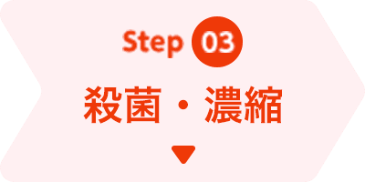 殺菌・濃縮
