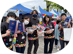 写真：プライドハウス東京での活動の様子