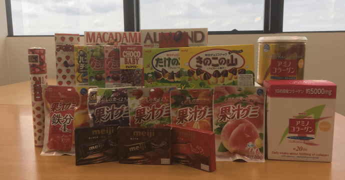 写真:タイ・メイジ・フードの取扱商品