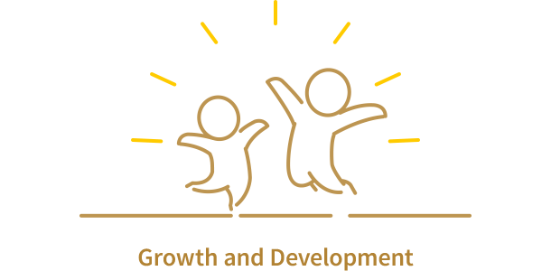 This is an image themed around children’s growth and development.