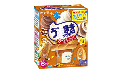 写真：「明治うずまきソフト」 （70ml×6個）パッケージ画像