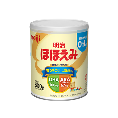 画像：「明治ほほえみ（800g）」の商品パッケージ