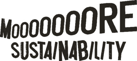 画像：MOOOOOOORE SUSTAINABILITYのロゴ
