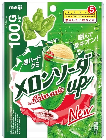 画像：「メロンソーダアップ」（100g）の商品パッケージ