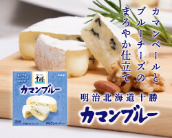 カマンベールとブルーチーズのまろやか仕立て 明治北海道十勝カマンブルー