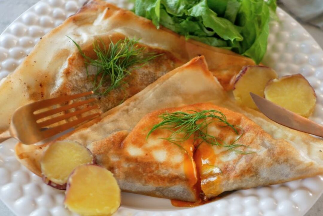 カレーとおさつのブリック