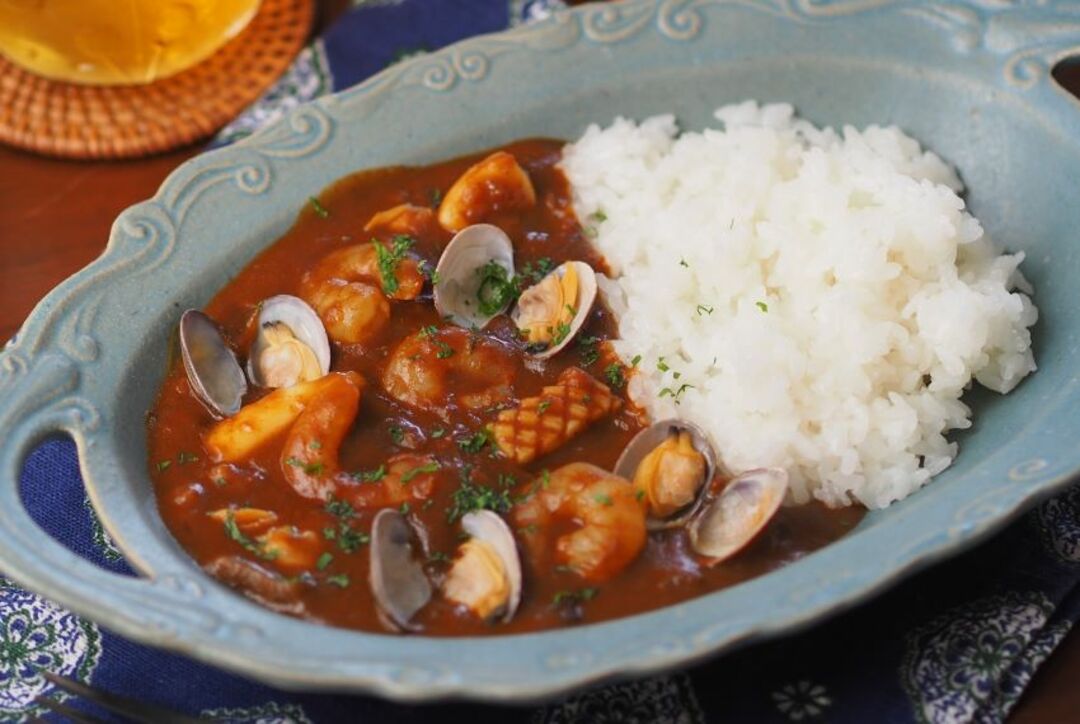銀座カリーで旨味たっぷりシーフードカレー