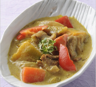 和風夏野菜カレー