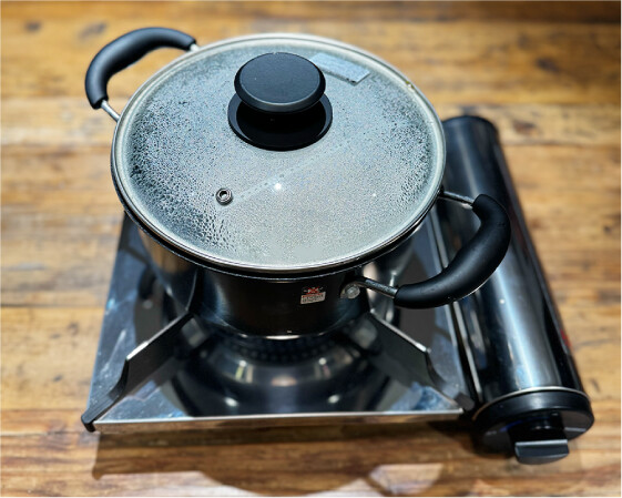水を節約！お湯ポチャ®調理 作り方3