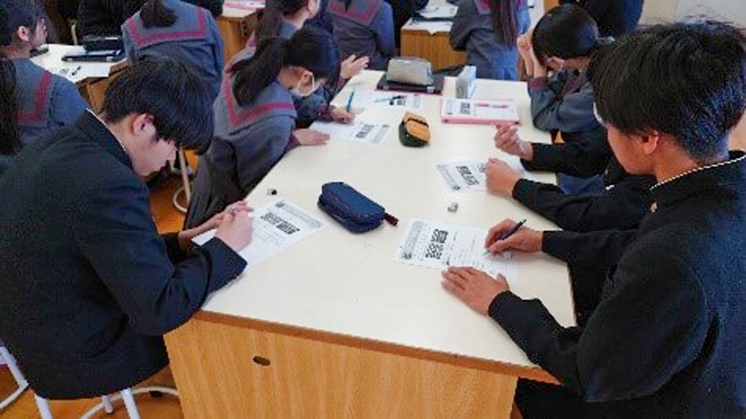 三芳町立藤久保中学校 出前授業 写真2