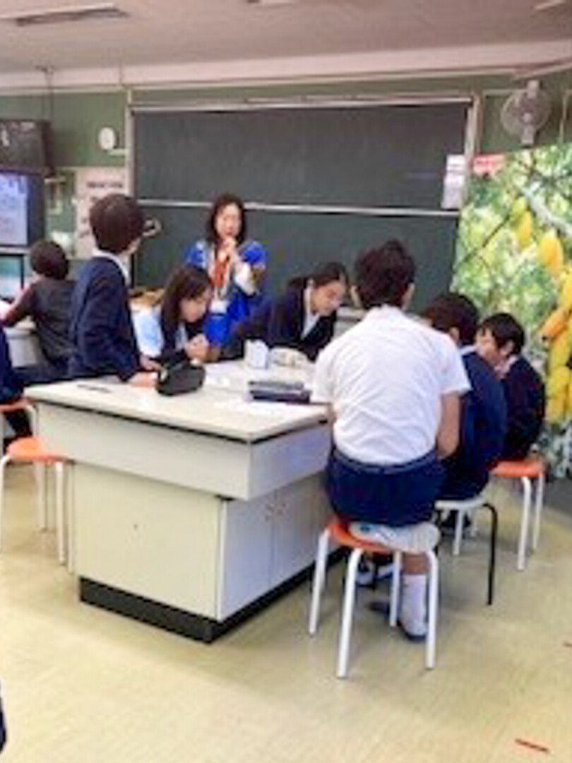 広島市立大河小学校 出前授業 写真1