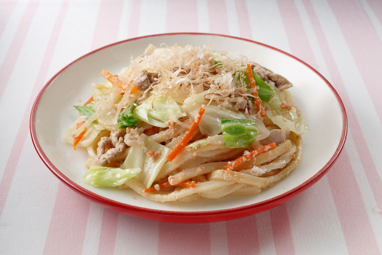 めんたい焼きうどん 写真