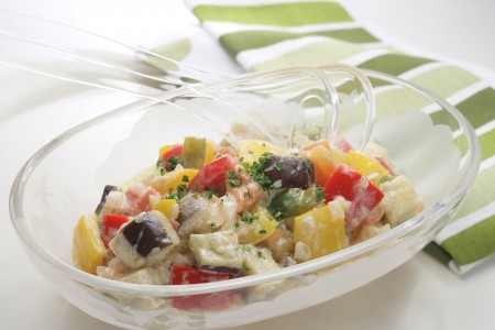 ヨーグルト入り冷製ラタトゥイユ