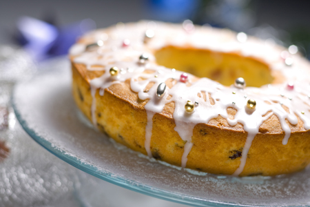 ドライフルーツのクリスマスケーキ