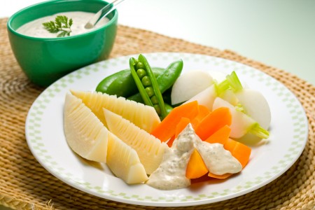 温野菜のツナソース