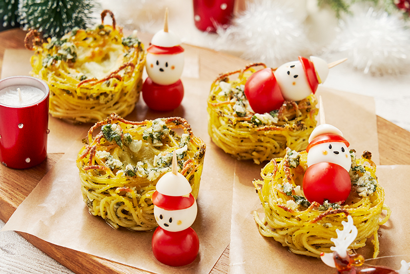 サンタクロースのパスタネスト