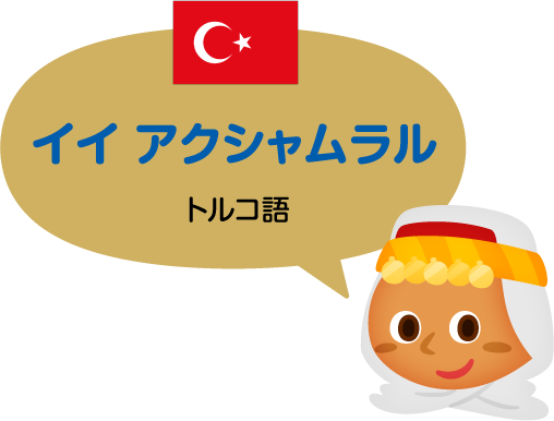イイ アクシャムラル／トルコ語