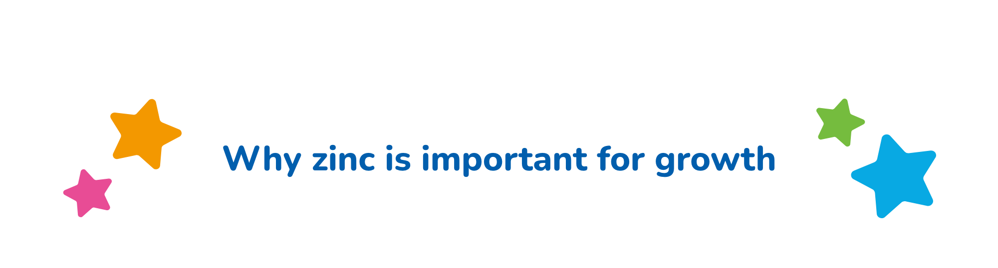Why zinc is important for growth