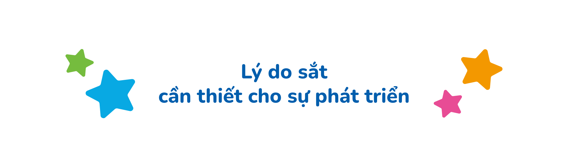 Lý do sắt cần thiết cho sự phát triển