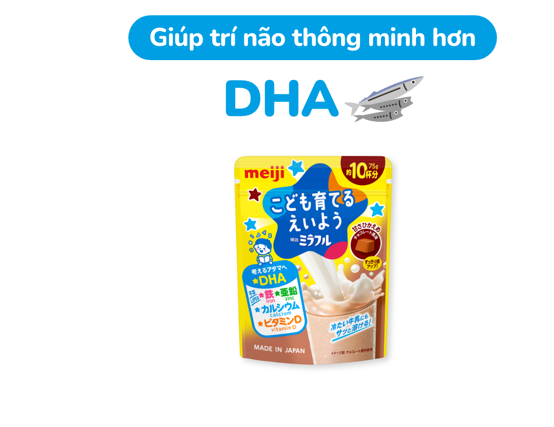 Giúp trí não thông minh hơn DHA