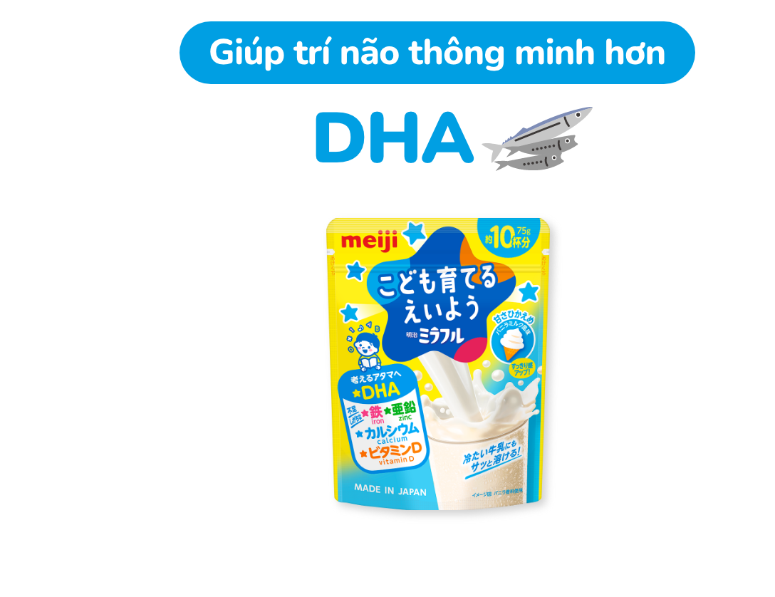 Giúp trí não thông minh hơn DHA