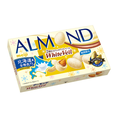 写真:アーモンドチョコレートホワイトベール 59g