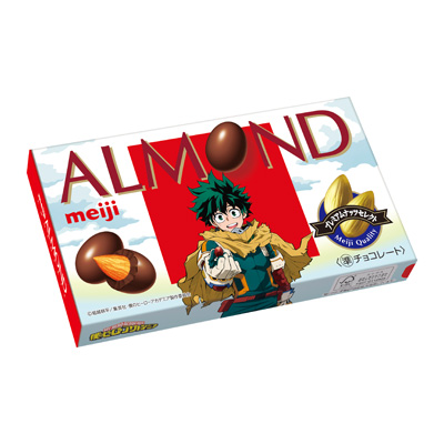 写真:アーモンドチョコレート僕のヒーローアカデミア 79g