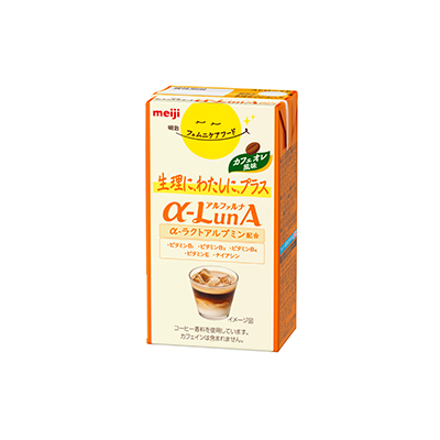 写真:明治フェムニケアフード α-LunAドリンク カフェオレ風味 125ml