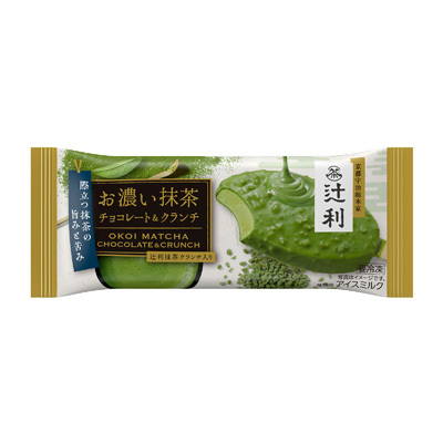 写真:辻󠄀利 お濃い抹茶 チョコレート＆クランチ 90ml