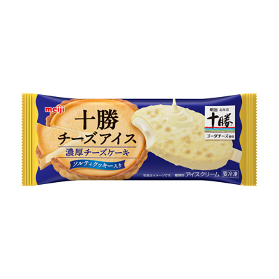 写真:明治 十勝チーズアイス 濃厚チーズケーキ 84ml