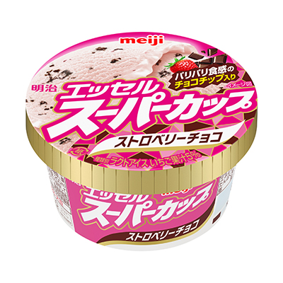 写真:明治 エッセル スーパーカップ ストロベリーチョコ 200ml