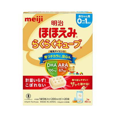 写真:明治ほほえみ らくらくキューブ 540g(27g×20袋)(大箱)