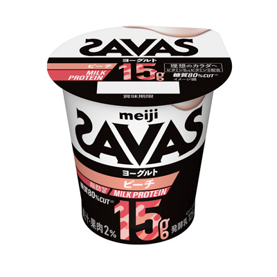 写真:ザバス MILK PROTEIN ヨーグルト 脂肪0 ピーチ 125g