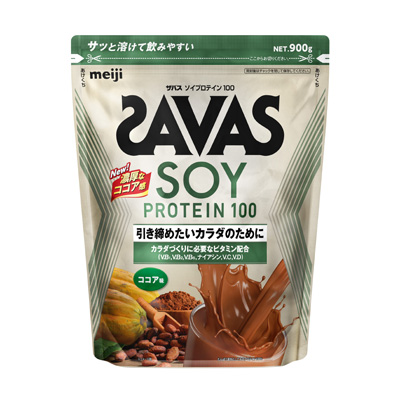 写真:ザバス ソイプロテイン100 ココア味 900g