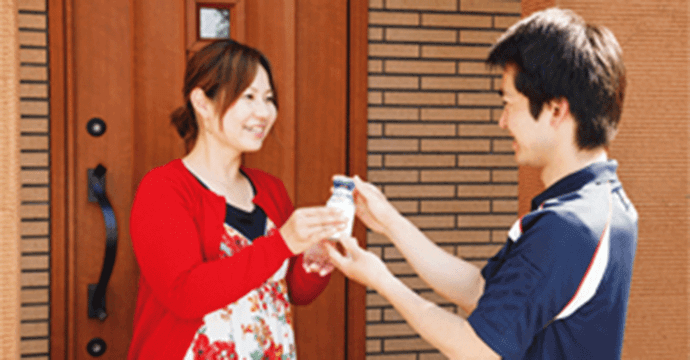 写真：宅配サービスの様子