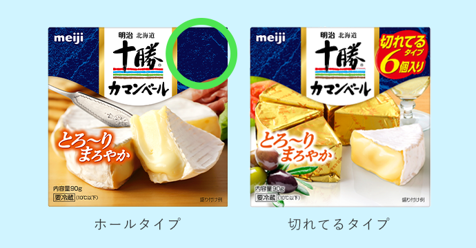 写真：改善前の商品パッケージ