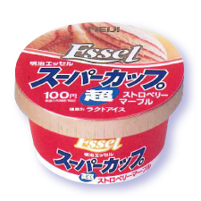 明治 エッセル スーパーカップ 1996春_超ストロベリーマーブル