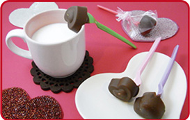 チョコスプーンでつくる!カンタンホットチョコ