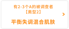 有2-3个A的被调查者 【类型2】平衡失调混合肌肤